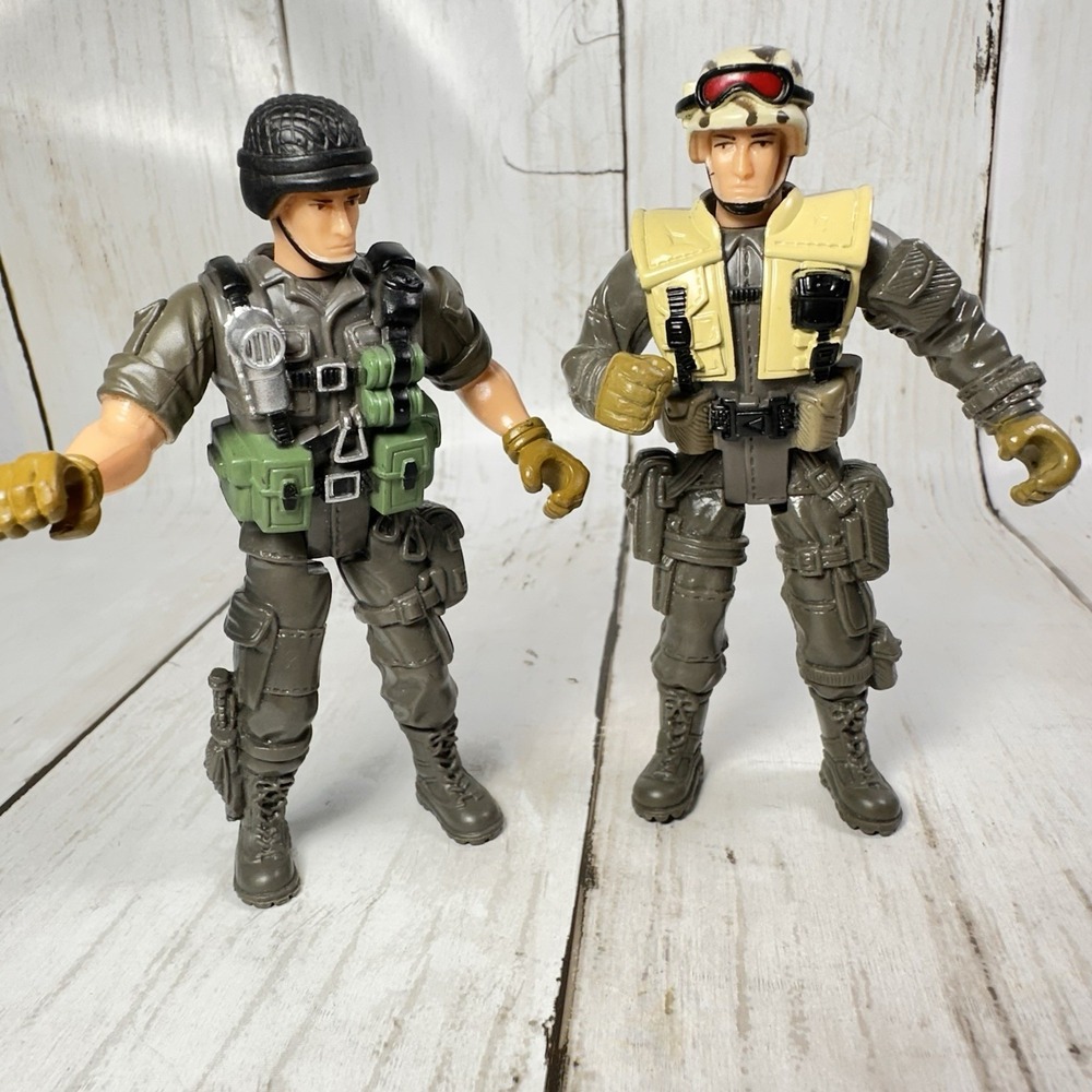 Chap Mei "HK Design" Action Figure Soldier Army Men 3¾-4″ Military Men Vintage